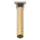 thumbnail image 3 of Recortadora de pelo con cuchilla en T, recargable por USB, eléctrica, compacta, portátil, profesional, para hombres, kit de aseo, diseño dorado metálico, 3 of 14