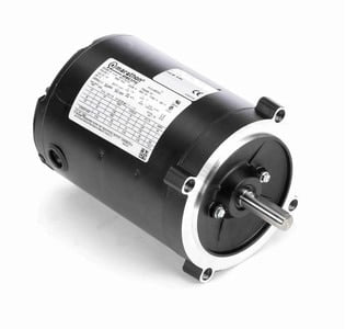 1/4 hp 1800 RPM 3-Phase 56C Frame TENV (no base) 230V Marathon Motor # Y501
