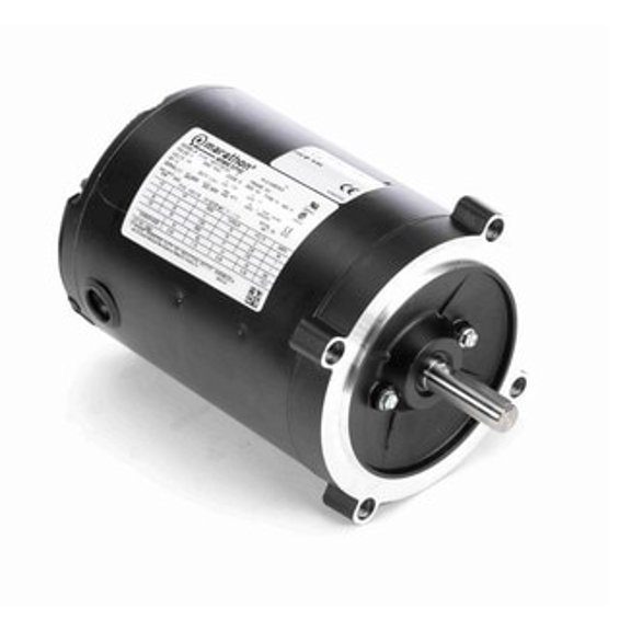 1/4 hp 1800 RPM 3-Phase 56C Frame TENV (no base) 230V Marathon Motor # Y501