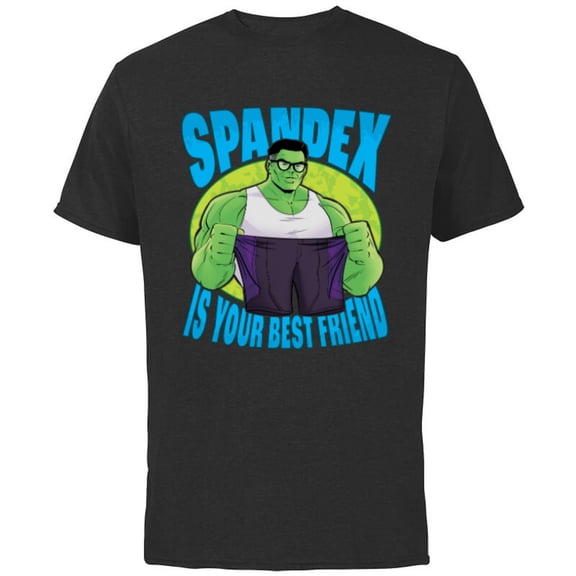 Marvel Studios Hulk Spandex is Your Best Friend She-Hulk - Short Sleeve Cotton T-Shirt for Adults - Customized-Black