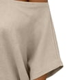 thumbnail image 7 of Fewfanhot Womens Tops Off The Shoulder Oversized Short Sleeve T-Shirts Summer Spring Casual Fashion Tees, 7 of 7