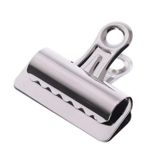 Large Metal Hinge Clips,Silver Metal Bulldog Clips Paper Letter Document Ticket File Binder Grip Clip Clamp for Pictures, Photos, Money