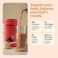 thumbnail image 4 of Rock The Shot GLP-1 Nutritional Support Protein Shake Powder with Fiber and Collagen, Chocolate Flavor, 2-Pack, 4 of 7