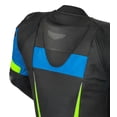 thumbnail image 7 of Cortech Adrenaline 2.0 Mens Leather Motorcycle Jacket Black/Blue MD, 7 of 7