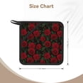 thumbnail image 3 of Sikiie Rose Pot Holders Kitchen Insulation Mats Heat Resistant Pot-Holder Oven Anti-Scald Pads for Cooking Baking, 7.1*7.1inch, 3 of 8