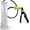 Black, variant on LeLuv® Premium Ultima Penis Pump, Brass w/ Blue Silicone Grips & Hose | 9" x 2.125" Cylinder