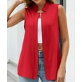 thumbnail image 4 of MORTTIC Women's Sleeveless Vest Blazer, Casual Open Front Work Office Jacket, S-5XL, 4 of 6