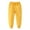 b-Yellow, variant on Sweat Pants for Girls Solid Casual Long Pants Fall Winter Pants with Pockets for Kids Girl 2-3 Years