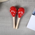 thumbnail image 7 of Maracas, Wooden Rumba Shaker Rattle Hand Percussion Musical Instrument for Adults Kids, Set of 2, 7 of 7