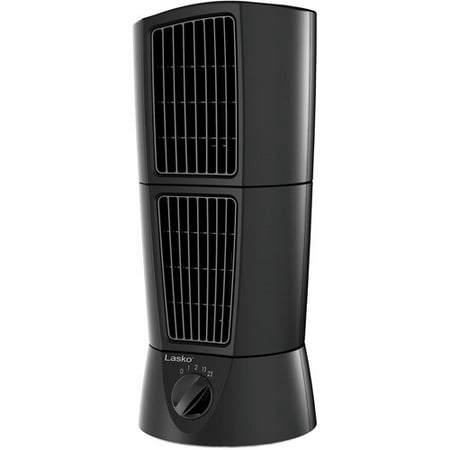Lasko Desktop Wind Tower Oscillating Multi-Directional 2-Speed Fan, Model #T14305, (Best Fans For Summer)
