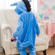 thumbnail image 3 of Pijama de franela de unicornio para niños, ropa de Cosplay para fiesta de Navidad, Kigurumi, Panda, Licorne, Stitch, 3 of 4