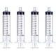 thumbnail image 1 of Jeringa de 10 ml para líquidos, uso oral, laboratorios científicos, medición, dispensación, con tapón - paquete de 4, 1 of 5