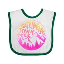 Inktastic Gatlinburg, Tennessee- Mountains in Sunrise Colors Boys or Girls Baby Bib
