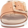 thumbnail image 2 of Sam Edelman Ariane Natural Sand Open Toe Wedge Platform Leather Slides Sandals (Natural Sand, 8), 2 of 6