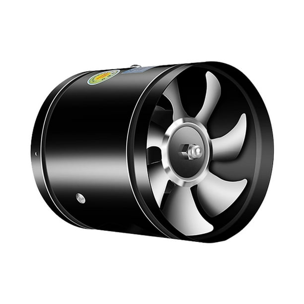 Ventilador Aire Tubería 4 6 Y 8 Pulgadas Conducto Metálico para Inodoro Baño (4 Pulgadas)