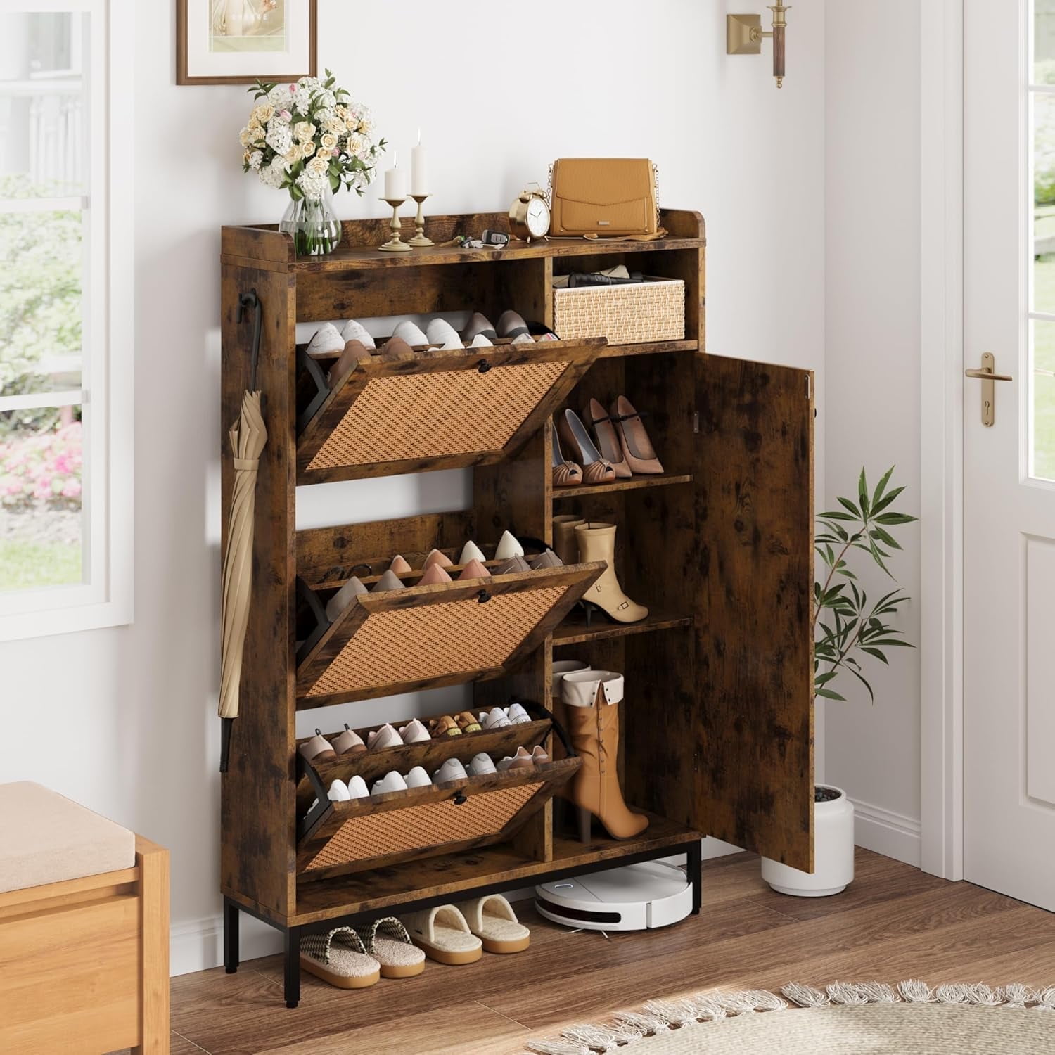 Furniture Unusual Shoe Storage Unique Shoe Rack Design Wooden Shoe