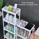 thumbnail image 3 of Estante de Torre de Baño Organizador de Plástico Estantería Multifuncional para Sala de Estar Dormitorio Cocina ANGGREK Otros, 3 of 8