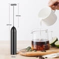 thumbnail image 2 of Mohard Automatic Milk Frother, Stainless Steel & Aluminum Alloy Electric Milk Frother with 12000 RPM Super Powerful Motor for Coffees and Cappuccinos, 2 of 4