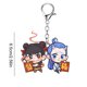 thumbnail image 3 of 3pcs Lindo Ne Zha Ao Bing Llavero Acrílico Llave Anillo Mochila (d), 3 of 3