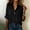 Black, variant on Endives Women's Cotton Linen Shirt Solid Color Long Sleeved Shirt Casual Daily Wear Comfortable Womens Blouse Summer Trendy S-5XL