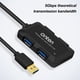 thumbnail image 2 of Bearachild Estación de acoplamiento de concentrador USB 4 en 1, carga rápida, controlador de velocidad rápida, divisor libre, teclado, Cables de computadora USB3.0, 2 of 6
