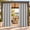 Grey, variant on Fchozu Outdoor Curtains for Patio 2 Panels, Linen Textured 100% Blackout Privacy Grommet Drapes for Gazebo Porch Balcony Pergola, UV Blocking Thermal Insulated, 38 x 54 Inch, Khaki