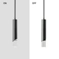 thumbnail image 6 of ZHLWIN Modern Pendent Lights in Kitchen, Black Mini Pendant Light Bedroom Bedside Table Small Chandelier, Metal Rod Ceiling Pendant Lighting for Kitchen Island Bedroom Restaurant Bar, 3-Pack, 6 of 6