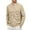 Khaki, variant on Men's Sweater Coat Long Sleeve Thermal Knit Cardigan Jacket With Zipper Warmth In Cold Weather