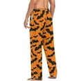 thumbnail image 5 of HPINK-T Halloween Bats Men's Pajama Pants Soft Comfy Sleep Lounge Pants Pjs Bottoms with Pockets, 5 of 7