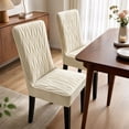 thumbnail image 4 of Thick Quilted Dining Chair Slipcovers with Padded Seat and Back, Non-Slip Full Wrap Chair Covers for Dining Room Kitchen Chairs, 4 of 7