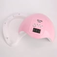 thumbnail image 2 of Lámpara UV LED para uñas de gel, secador de uñas profesional automático portátil de 48 W, 10/30/60 s, pantalla LCD, sensor, base extraíble, máquina automática para uñas de gel., 2 of 5
