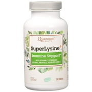 Quantum SuperLysine+ Supports Immune Health, Odorless Garlic, 180 Tabs
