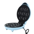 thumbnail image 2 of Donut Maker Fácil Liberación Calefacción de Doble Cara Prevenir Palo Mini Máquina Eléctrica Portátil para Hacer Donuts para 7 Donuts Enchufe de EE. UU. 110 V Azul, 2 of 5