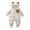 White, variant on Otqutp Baby Clothes Set Baby Boys Girls Bear Ears Long Sleeve Hooded Girls Snow and Windproof Zipper Coat Winter Warm Daily Wear 0-18 Months