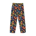 thumbnail image 4 of Kdxio Colorful Pineapples1 Print Men's Sleep Pajama Pant Lounge Pants with Pockets, 4 of 8