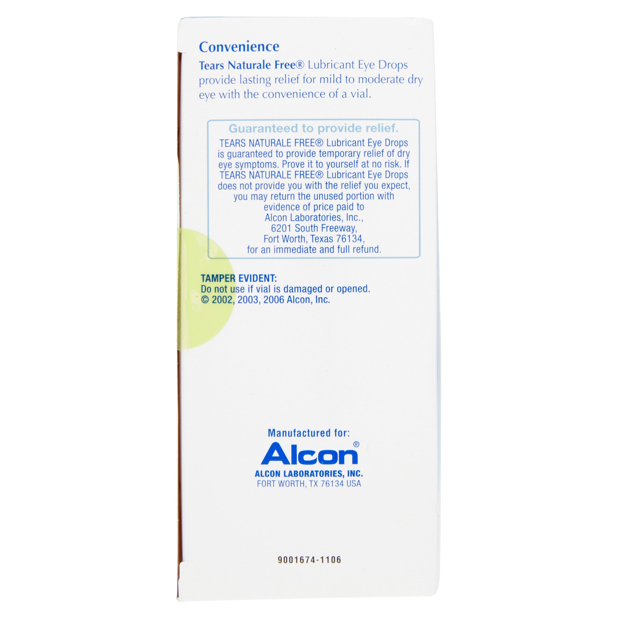 Alcon Tears Naturale II Preservative Free Vials Dry Eye Lubricant Artificial Tears - 60 ct - image 3 of 5