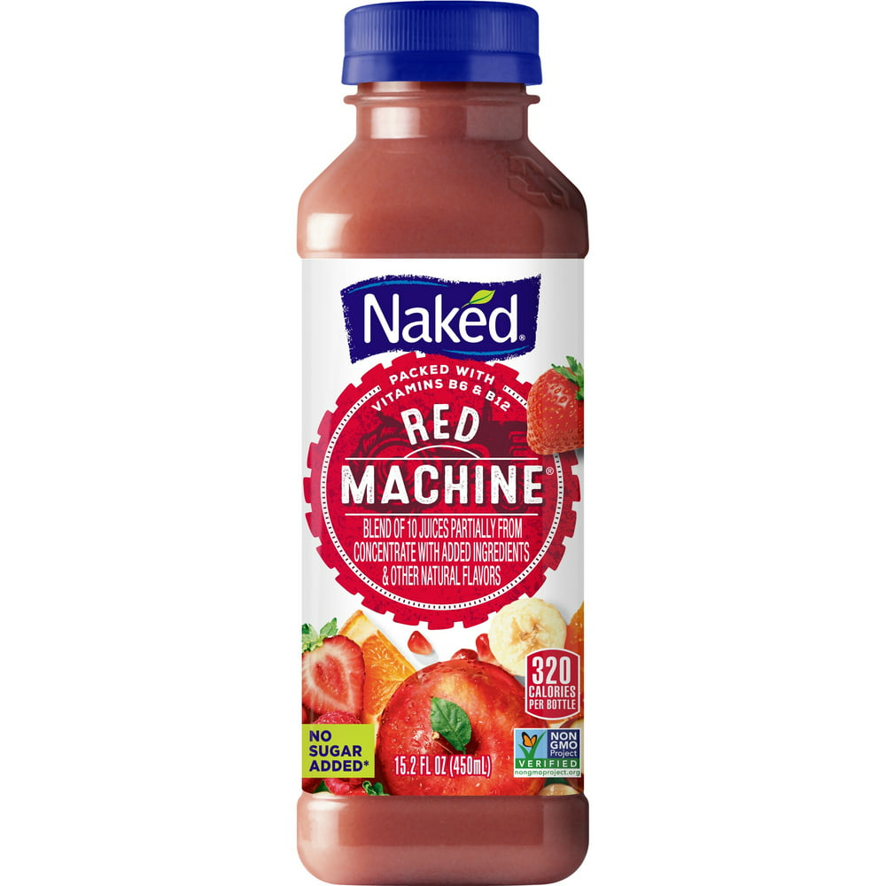 Naked Juice Boosted Smoothie Red Machine 15 2 Oz Bottle