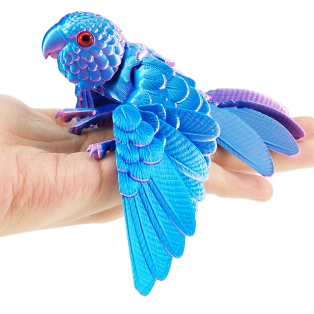 Figura de loro articulada Maxdecoer con alas móviles
