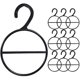 thumbnail image 1 of 10 Pcs Metal Coat Hanger Closet Scarf Hanger Space-saving Scarf Hanger Tie Hanger Rack Wardrobe Tie Hanger, 1 of 3