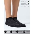 thumbnail image 2 of Running Ankle Socks with Cushion, Low Cut Athletic Tab Socks for Men and Women 6 Pack, 2 of 5