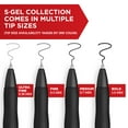 thumbnail image 2 of Sharpie S-Gel, Gel Pens, Bold Point (1.0mm), Black Ink Gel Pen, 2 Count, 2 of 7