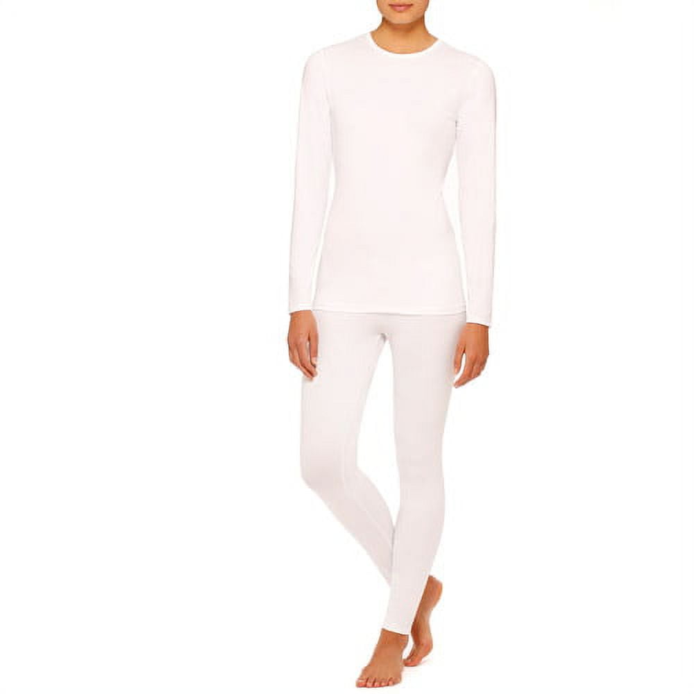 ClimateRight by Cuddl Duds Women's Stretch Microfiber Base Layer Legging, Sizes XS to 4X