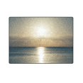 thumbnail image 3 of RYLABLUE Couverture Jetée Verte Ciel Océan Coucher de Soleil Mer 58x80 Pouces, 3 of 3