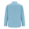 thumbnail image 5 of Blusa y camisa de manga larga con cuello alto para hombre, informal, a la moda, con cuello alto, transpirable, de poliéster, 5 of 5