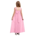 thumbnail image 2 of TiaoBug Combinaison à Sequins pour Filles Combinaisons Sans Manches Robe Maxi en Chiffon Combinaisons pour 7-14 Ans Rose 10, 2 of 6