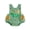 Green, variant on RUINIXCW Half Way to One Baby Boy Half Birthday Outfit 1/2 Birthday Summer Clothes Bubble Romper Overalls Dinosaur Embroidery Sleeveless Waffled Bodysuit Playsuit