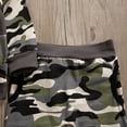 thumbnail image 6 of Inevnen Baby Boy Camo Daddy's Boy Outfit Infant Hoodie Tops Long Pants 2Peices Clothes Set, 6 of 9