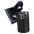 thumbnail image 1 of Amdohai Solar Carbon Fiber Vehicle Ashtray With LED Light Black, 1 of 8