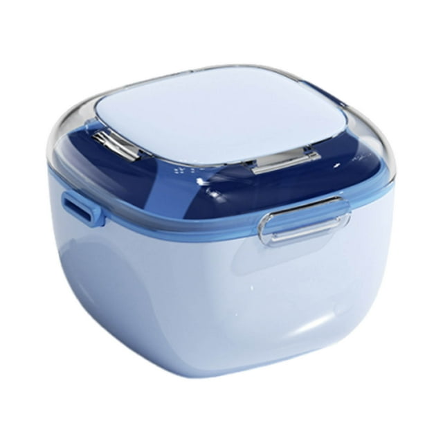 Boîte De Rangement Invisible Pour Appareil Orthodontique,Portable,Format Voyage,Pour Adultes,Reinforced Bottom Design,PENDANE,Light Blue