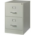 thumbnail image 4 of Pemberly Row 25-in Deep 2 Drawer Metal Vertical File Cabinet Light Gray, 4 of 7